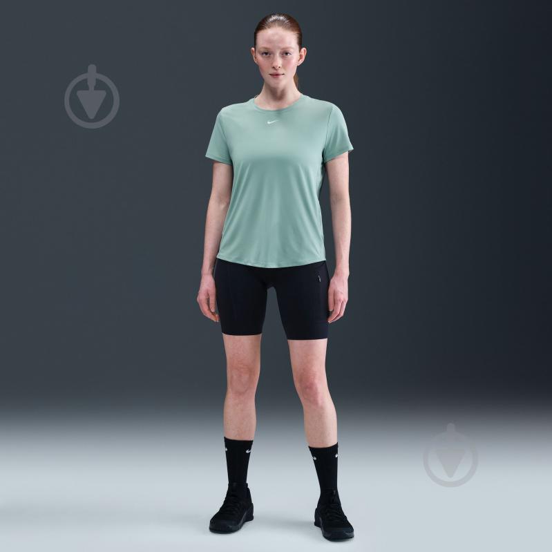 Футболка Nike W NK ONE CLASSIC DF SS TOP WT IB9408-017 р.XS зелений - фото 5