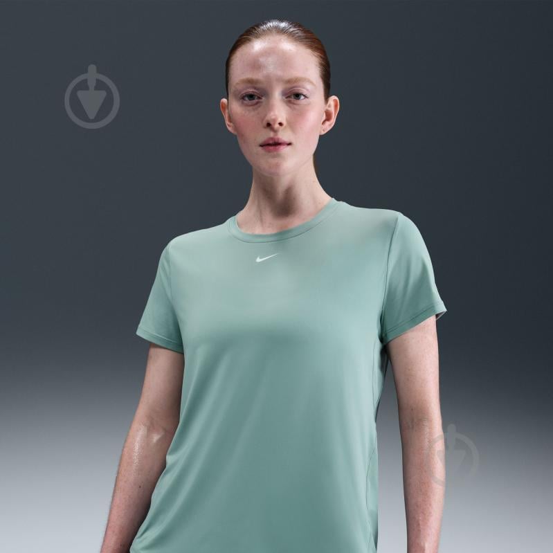 Футболка Nike W NK ONE CLASSIC DF SS TOP WT IB9408-017 р.XS зелений - фото 6