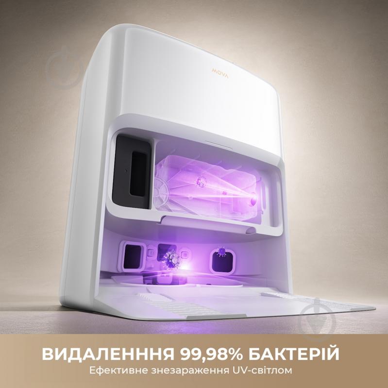 Робот-пылесос MOVA V50 Ultra Complete (RLV72LE-1) white - фото 9
