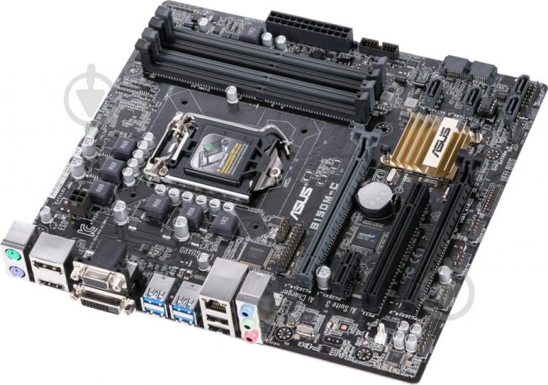 Материнська плата Asus B150M-C (Socket 1151, Intel B150, mirco ATX) - фото 3