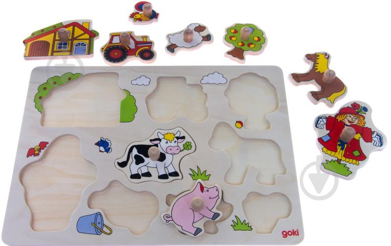 Игра-пазл GoKi Ферма 57995 - фото 3