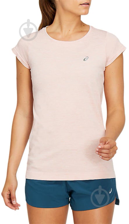 Футболка Asics RACE SEAMLESS SS TOP 2012A786-700 р.M персиковий - фото 1