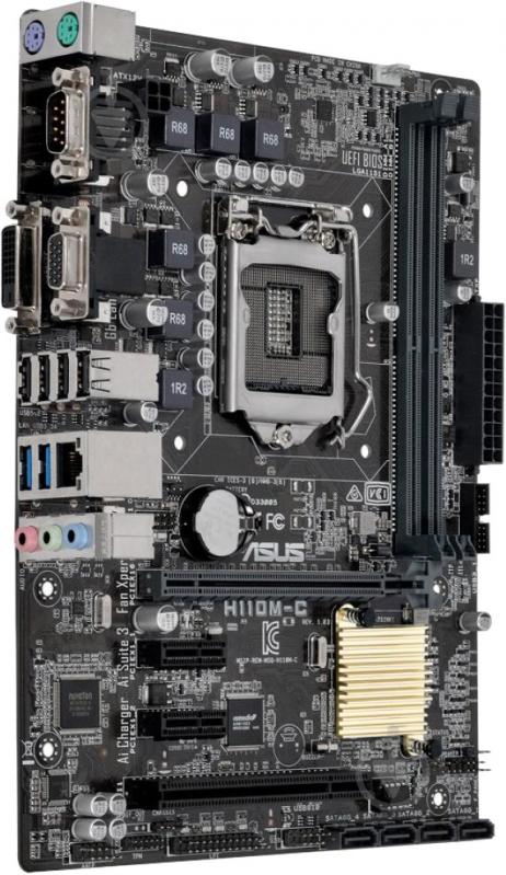 Материнська плата Asus H110M-C (Socket 1151, Intel H110, mirco ATX) - фото 2