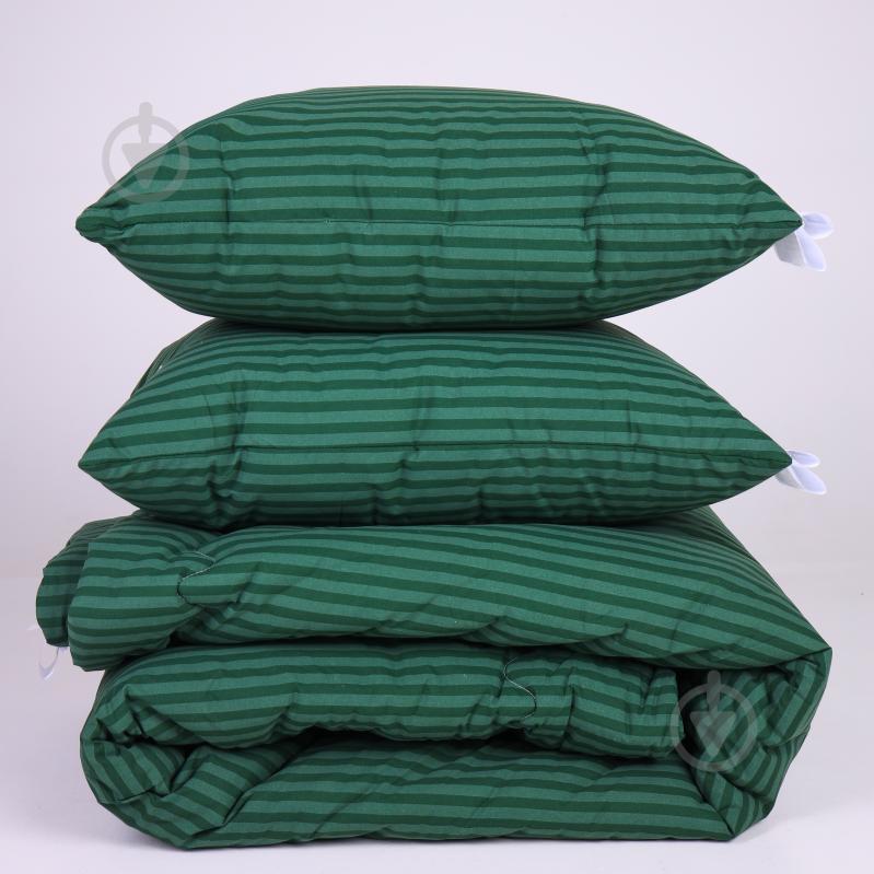 Набір №1024 Сolor Fun Line 17-0612 Stripe Emerald літо 155x215 см MirSon зелений - фото 4