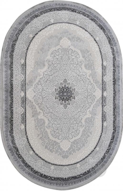 Ковер Karmen Carpet GALERIA GL037G GREY/GREY 80x150 см O - фото 1