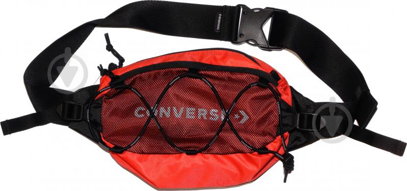 Сумка на пояс Converse SWAP OUT SLING 10021430-800 4 л черный с оранжевым - фото 7