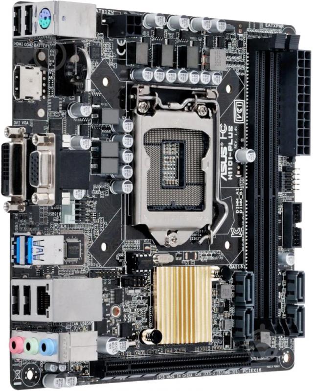 Материнська плата Asus H110I-PLUS (Socket 1151, Intel H110, mini ITX) - фото 2