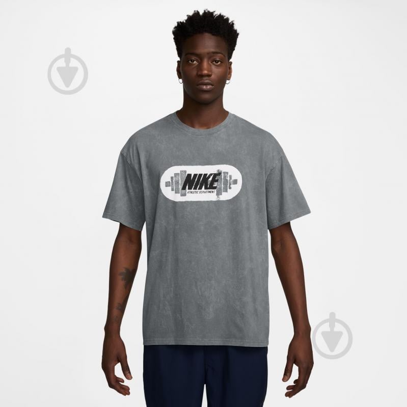 ᐉ Футболка Nike M NK TEE M90 GYM HERITAGE HV4133-084 р.2XL сірий
