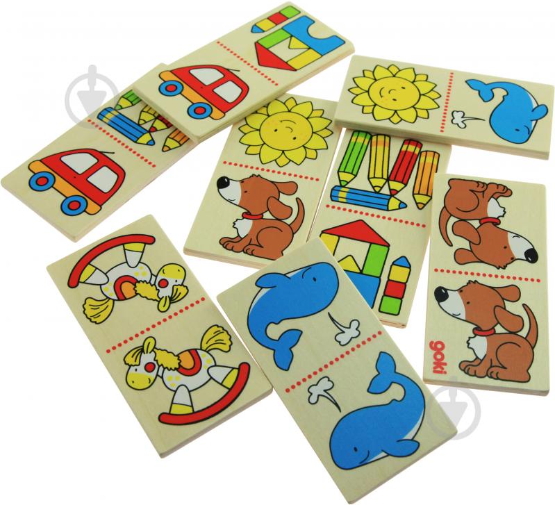 Гра настільна GoKi Моє перше доміно 56696 - фото 2