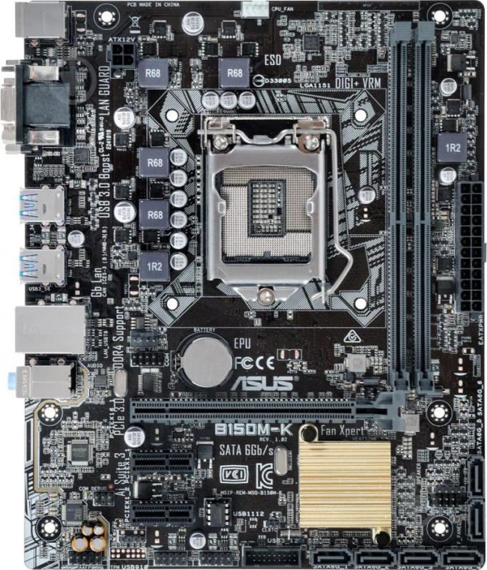 Материнская плата Asus B150M-K (Socket 1151, Intel B150, mirco ATX) - фото 1