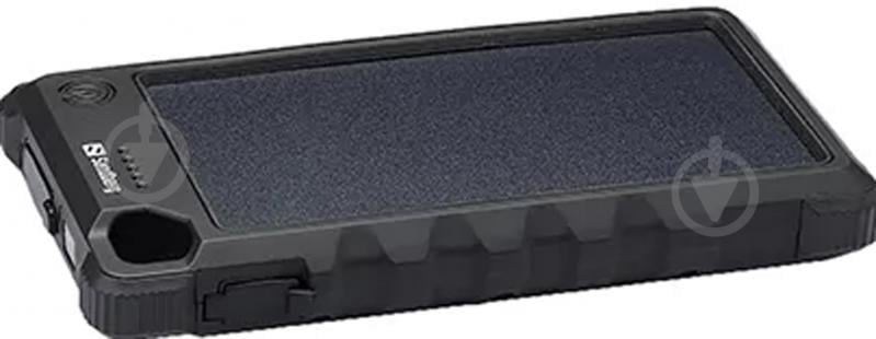 Повербанк с солнечной панелью Sandberg 10000 mAh black (833634) - фото 3