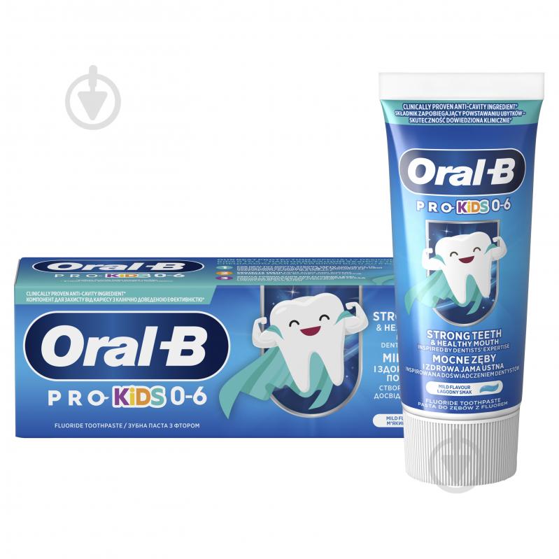 Зубная паста Oral-B Pro Kids до 6 лет 50 мл - фото 1