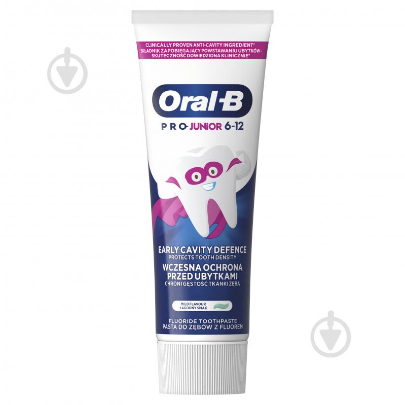 Зубная паста Oral-B Pro Junior От 6 до 12 лет 75 мл - фото 2