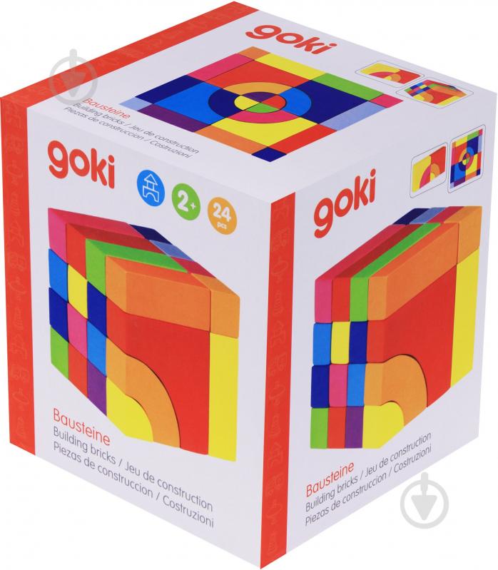 Конструктор деревянный GoKi Строительные блоки 58660 - фото 3