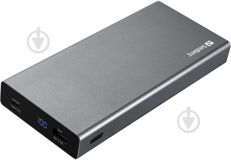 Повербанк Sandberg 420-52 20000 mAh black (833640) PD 100W - фото 1