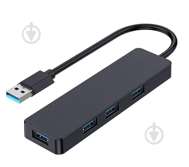 USB-хаб Gembird на 4 порти USB 3.0 UHB-U3P4-04 - фото 1