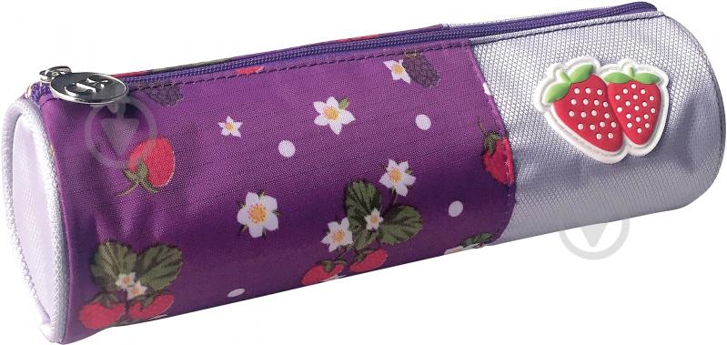 Пенал Strawberry CF85975-02 Cool For School фиолетовый с рисунком - фото 1