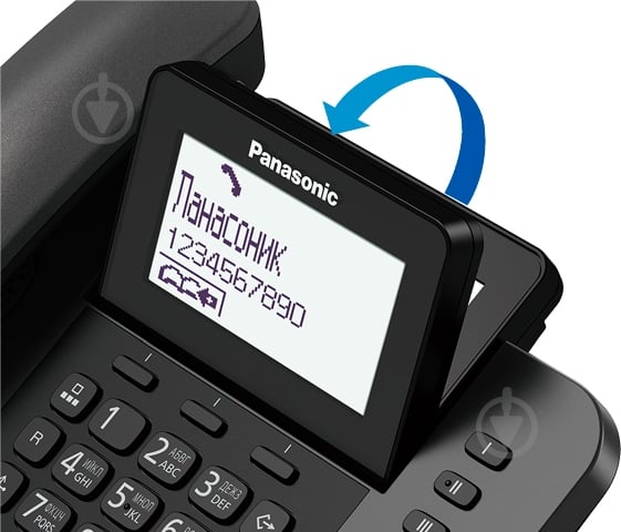 Телефон Panasonic KX-TGF320UCM Black - фото 2