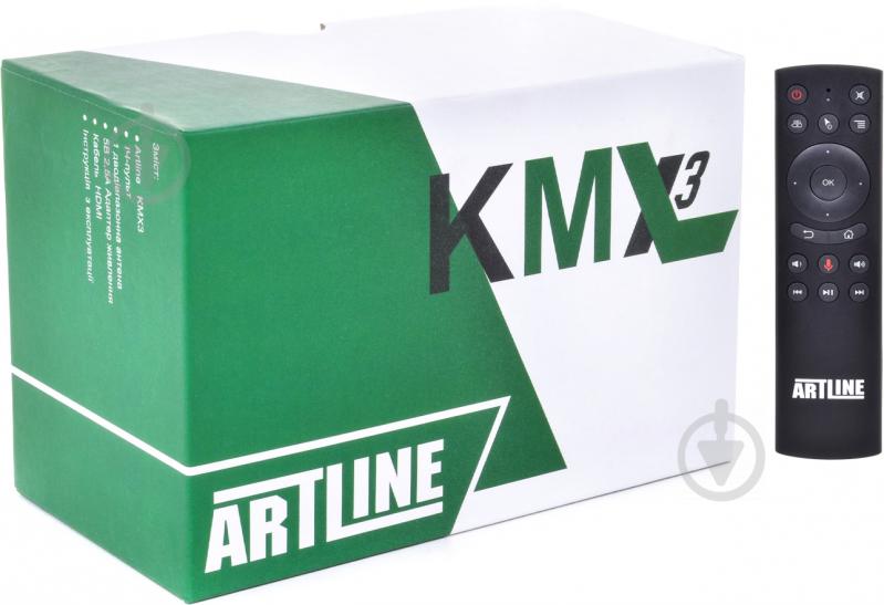 Медиаплеер Artline TvBox KMX3 - фото 5