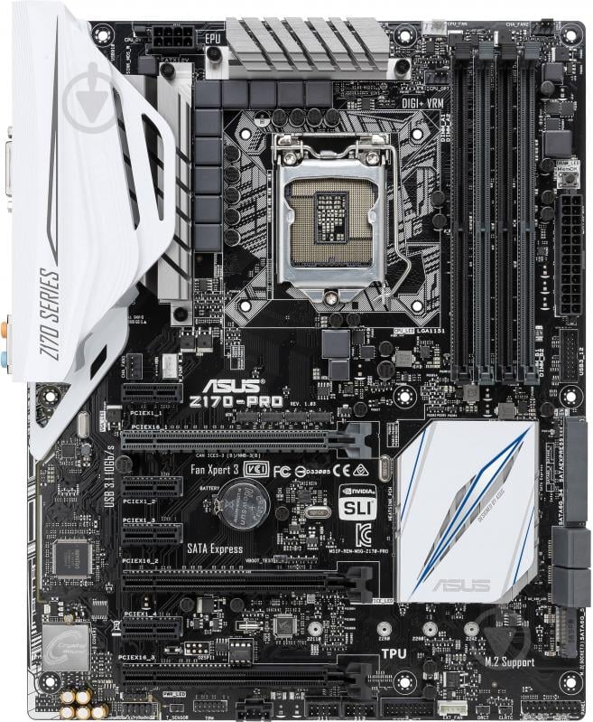 Материнська плата Asus Z170-PRO (Socket 1151, Intel Z170, ATX) - фото 1