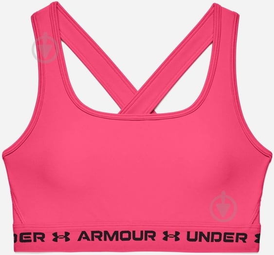 Бра Under Armour Crossback Mid Bra 1361034-653 р.XS розовый - фото 5