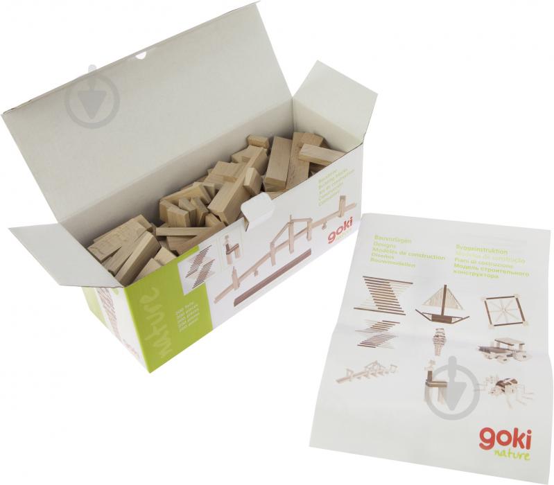 Конструктор деревянный GoKi Строительные блоки II 58532 - фото 6