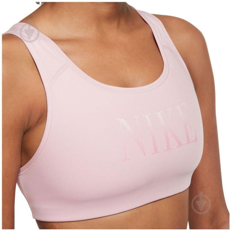 Бра Nike DRI-FIT SWOOSH BRA DD1139-630 р.XS розовый - фото 3