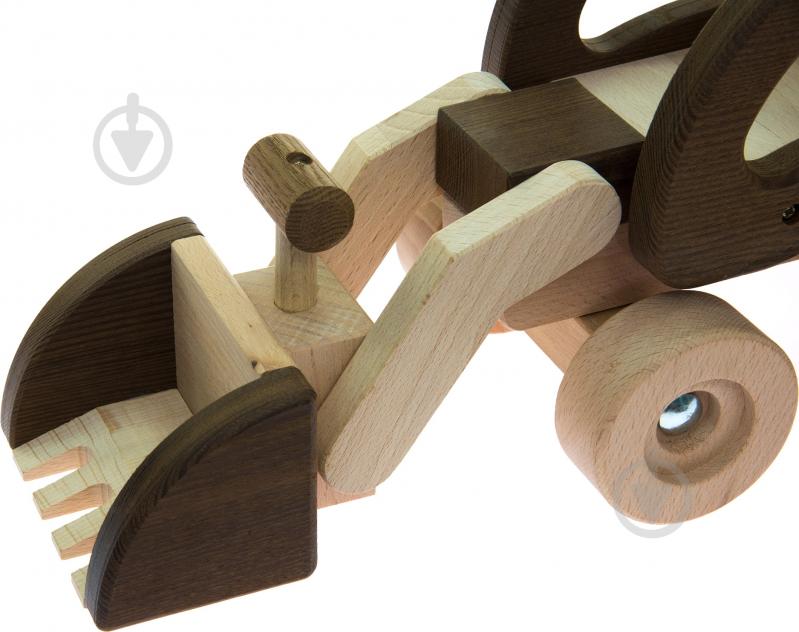 Игрушка деревянная GoKi Экскаватор 55910 - фото 3