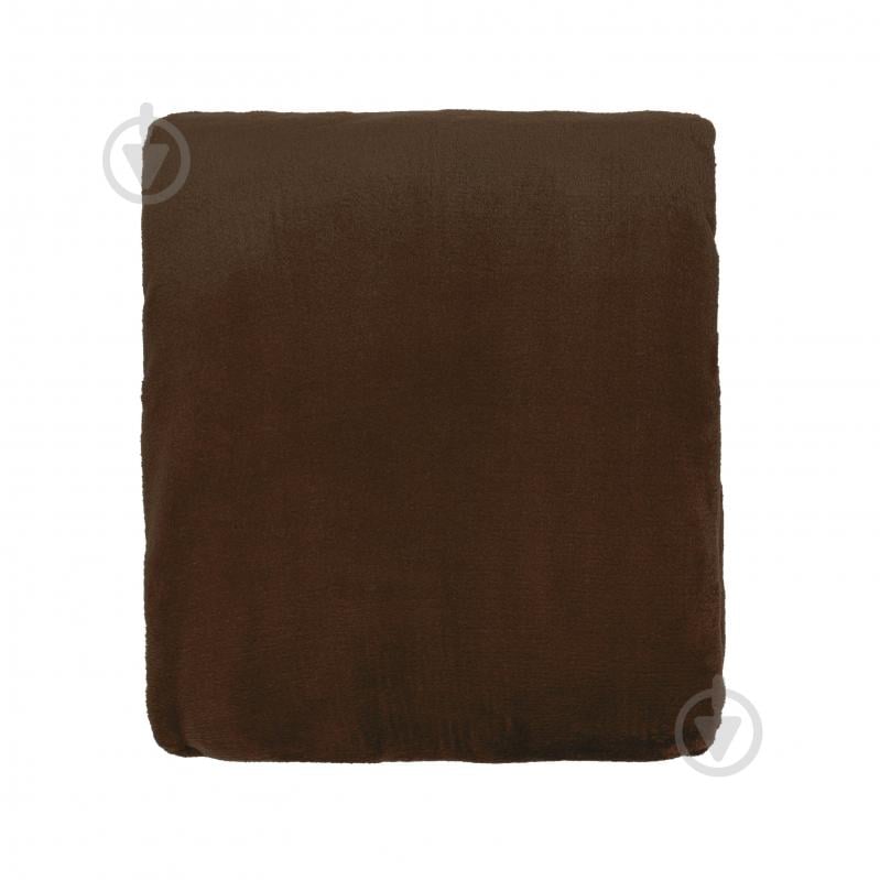 Плед Flannel 200x220 см коричневий Ardesto - фото 2