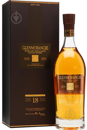 Віскі Glenmorangie 18 років витримки подарункова упаковка (5010494564273) 0,7 л - фото 1