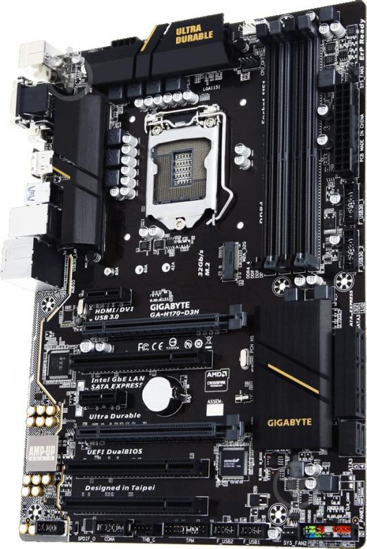 Материнская плата Gigabyte GA-H170-D3H (Socket 1151, Intel H170, ATX) - фото 2