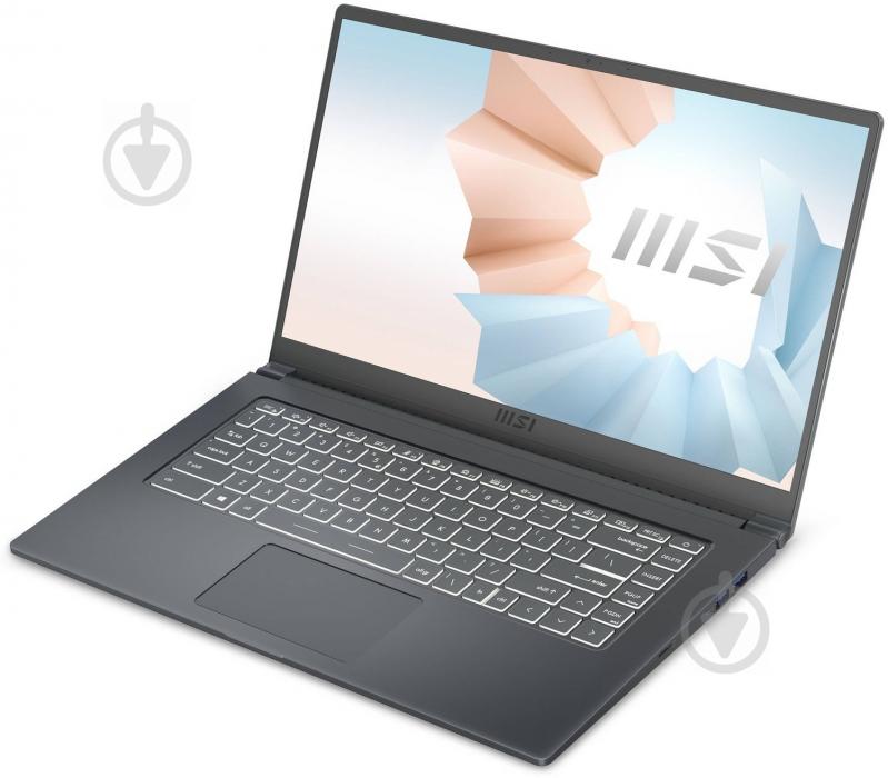 Ноутбук MSI Modern 15 15,6 (M15A10M-644XUA) grey - фото 7