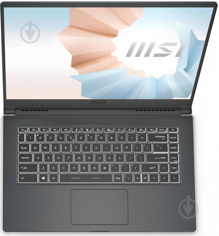 Ноутбук MSI Modern 15 15,6 (M15A10M-644XUA) grey - фото 9