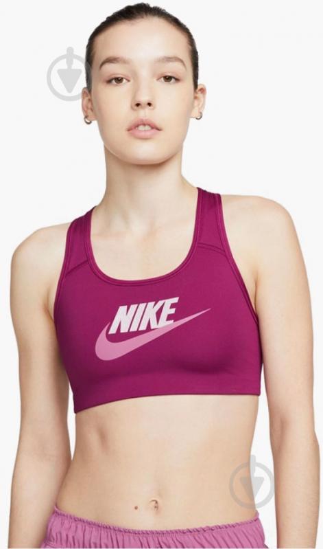 Бра Nike Dri-Fit Swoosh Pink DM0579-610 р.XS рожевий - фото 1