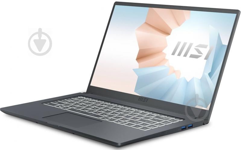 Ноутбук MSI Modern 15 15,6 (M15A10M-643XUA) grey - фото 22