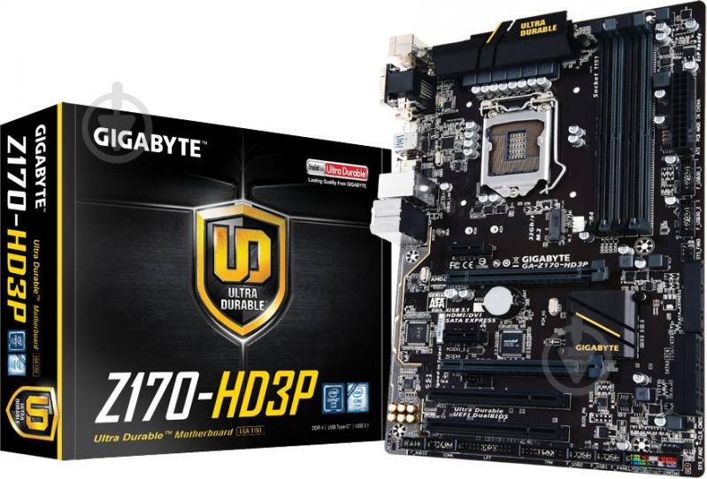 Материнська плата Gigabyte GA-Z170-HD3P (Socket 1151, Intel Z170, ATX) - фото 3