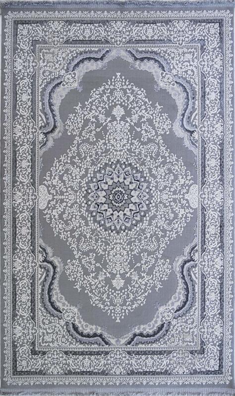 Ковер Karmen Carpet GALERIA GL040G GREY/GREY 120x180 см D - фото 1