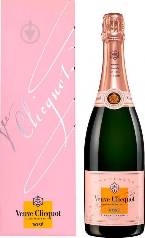 Шампанське Veuve Clicquot Veuve Clicquot Ponsandin Rose рожеве сухе в подарунковій упаковці 3049614083983 750 мл - фото 1