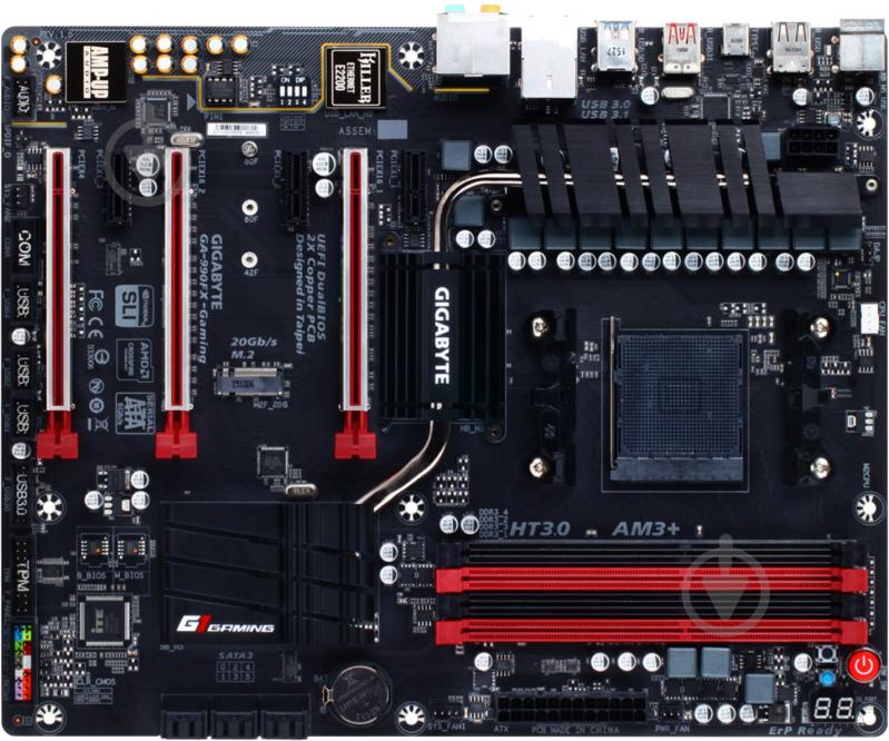 Материнская плата Gigabyte GA-990FX-GAMING (Socket AM3+, AMD 990FX, ATX) - фото 1