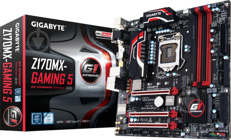 Материнська плата Gigabyte GA-Z170MX-Gaming 5 (Socket 1151, Intel Z170, ATX) - фото 2