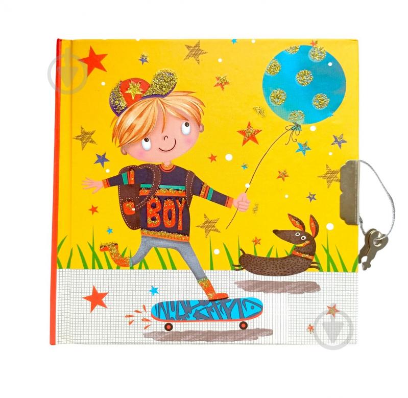Блокнот Malevaro Хлопчик на скейті 135x135 мм - фото 1 Блокнот Malevaro Хлопчик на скейті 135x135 мм - фото 1