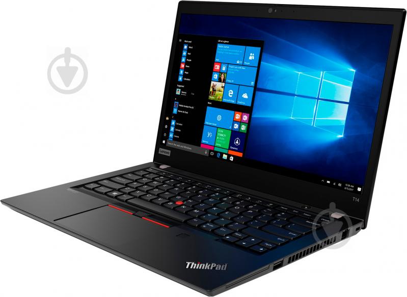 Ноутбук Lenovo ThinkPad T14 14 (20W0003ARA) black - фото 3