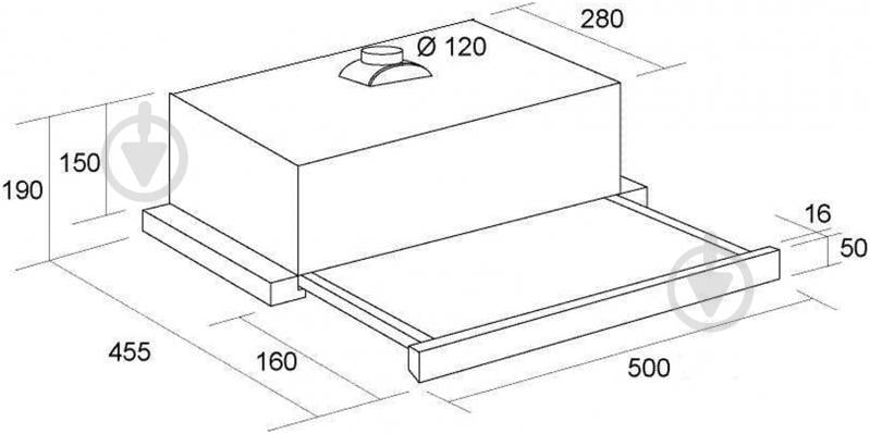 Витяжка Pyramida TL 50 BL - фото 6