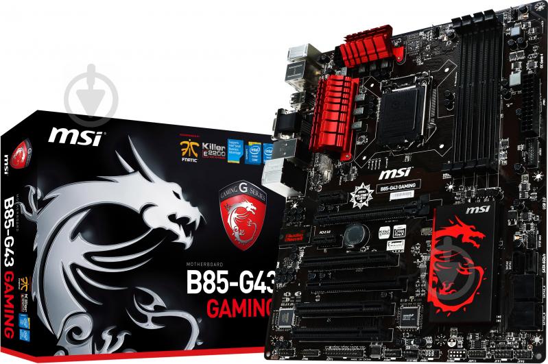 Материнская плата MSI B85-G43 GAMING (Socket 1150, Intel B85, ATX) - фото 6