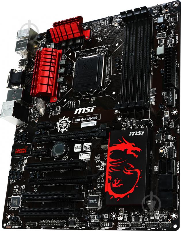 Материнская плата MSI B85-G43 GAMING (Socket 1150, Intel B85, ATX) - фото 3