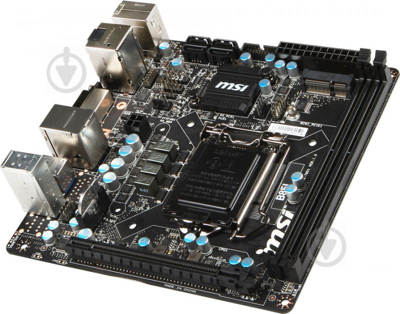 Материнська плата MSI B85I (Socket 1150, Intel B85, mini ITX) - фото 3