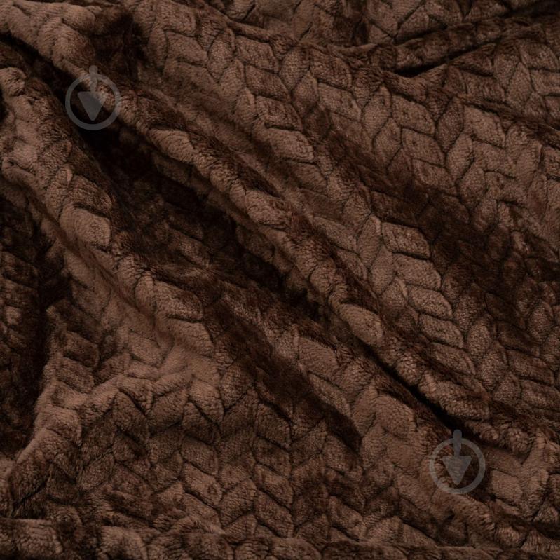 Плед Jacquard Braid 200x220 см коричневый ARDESTO - фото 3 Плед Jacquard Braid 200x220 см коричневый ARDESTO - фото 3