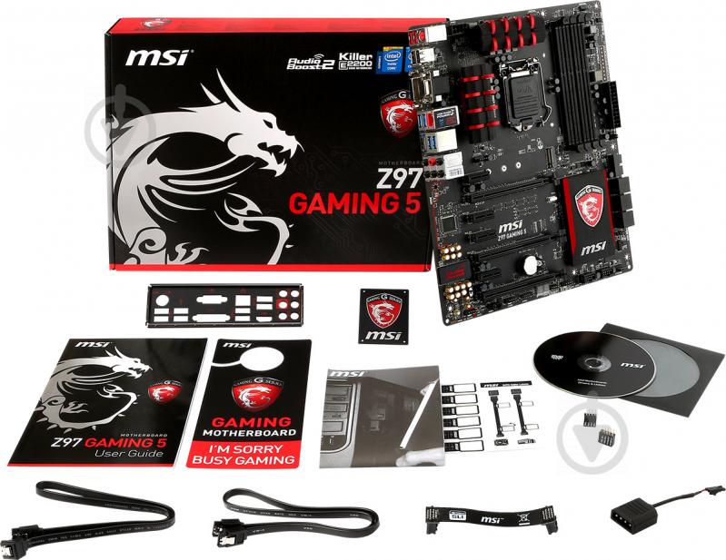 Материнська плата MSI Z97 GAMING 5 (Socket 1150, Intel Z97, ATX) - фото 7