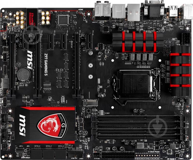 Материнська плата MSI Z97 GAMING 5 (Socket 1150, Intel Z97, ATX) - фото 1