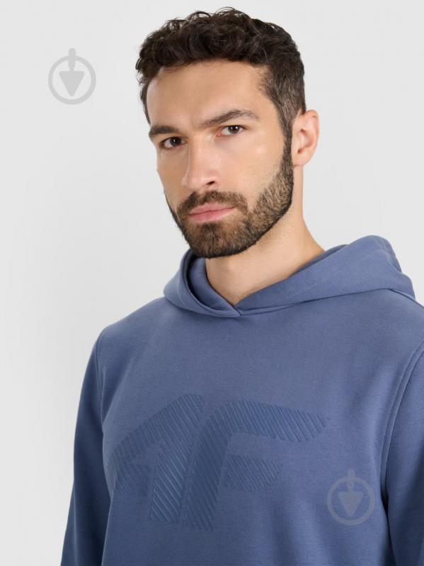 Джемпер 4F SWEATSHIRT M1766 4FWMM00TSWSM1766-32S р.2XL синій - фото 3 Джемпер 4F SWEATSHIRT M1766 4FWMM00TSWSM1766-32S р.2XL синій - фото 3
